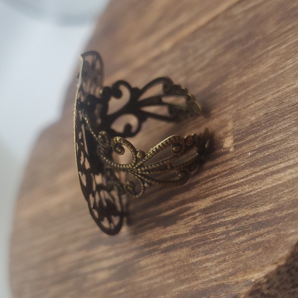 Egyptian lace Adjustable ring size band R562 - Picture 3 of 3